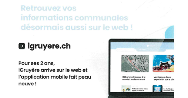 iGruyère arrive sur le web et l'application fait peau neuve