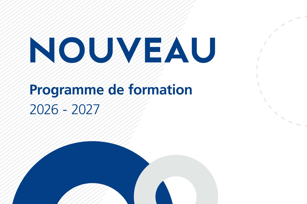 Notre nouveau programme de formations est en ligne